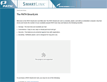 Tablet Screenshot of pathsmartlinkcard.com